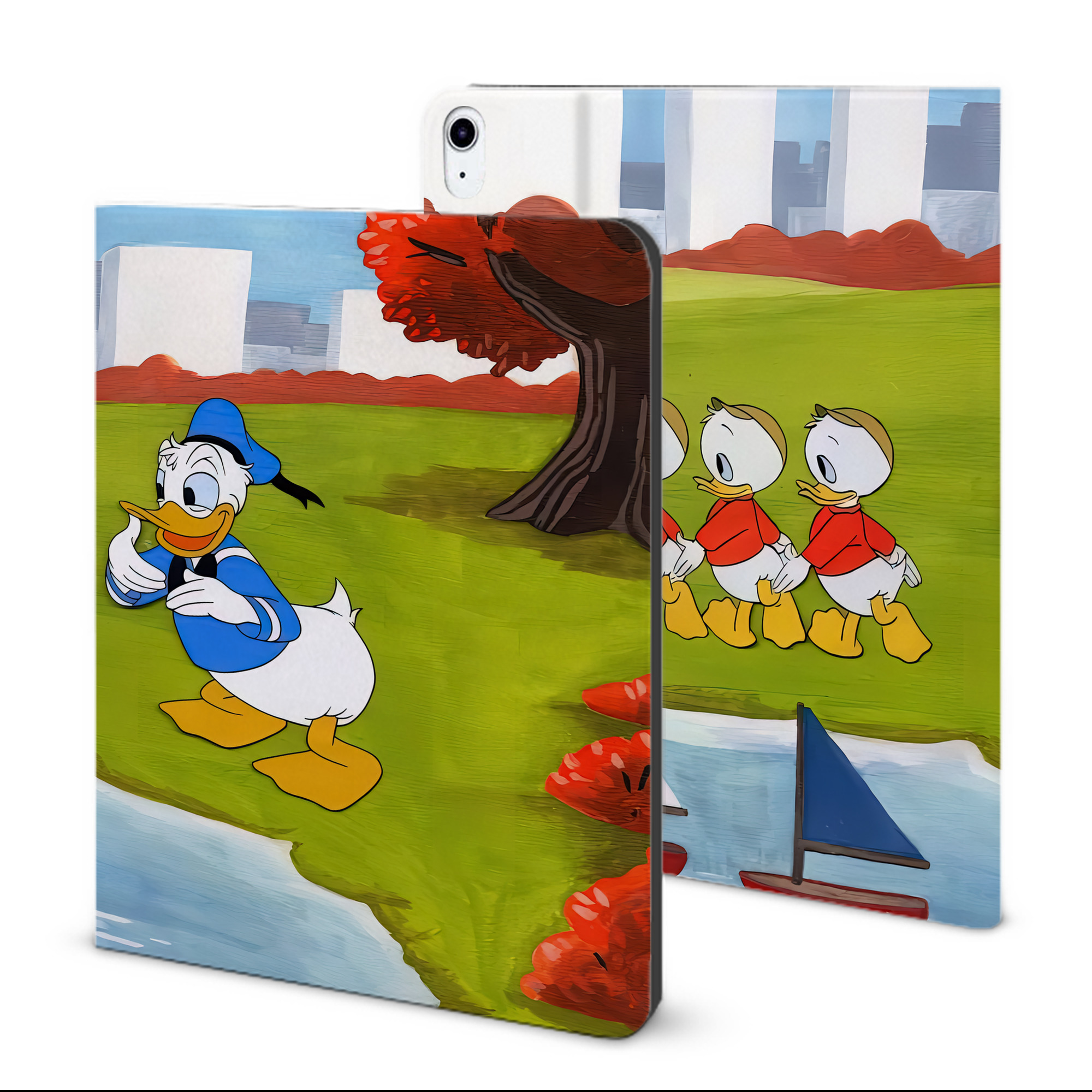 （画像用） ミッキーマウス Mickey Mouse IPad ケース ブック型 PUレザー TPU 耐衝撃 軽量 薄型 ペン収納なし 全面保護 IPad 各モデル対応